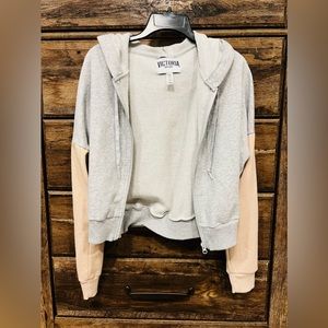 Victorias Secret Sport Crop Zip Up Sweatshirt